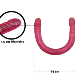 💜 CONSOLADOR DOBLE FLEXIBLE EN U 💜