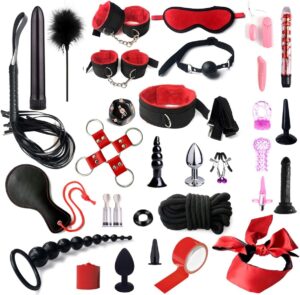 Kit bondage sadomasoquismo x32 piezas